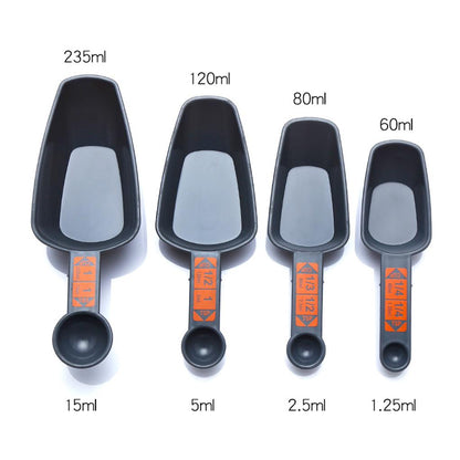 4pc Measuring Cups Set 1/4-1 Cup with Scale by HitMyNeed
