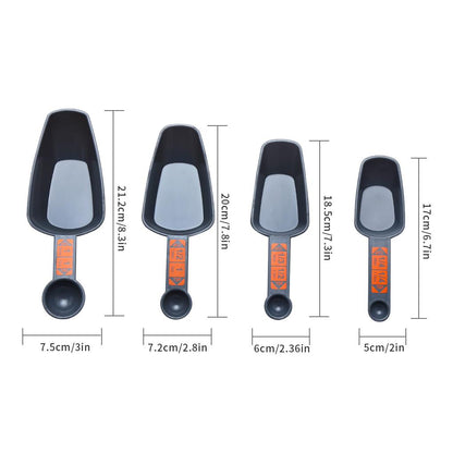 4pc Measuring Cups Set 1/4-1 Cup with Scale by HitMyNeed