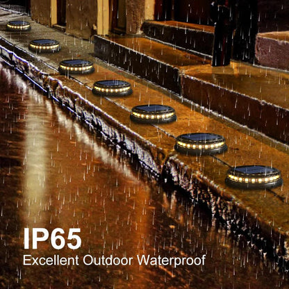4PCS LED Solar Pathway Lights IP65 Outdoor Garden Set by HitMyNeed