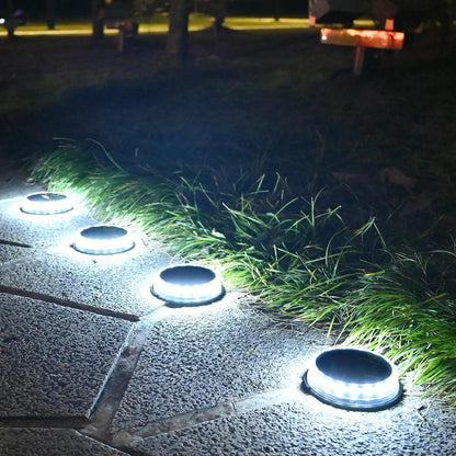 4PCS LED Solar Pathway Lights IP65 Outdoor Garden Set white by HitMyNeed