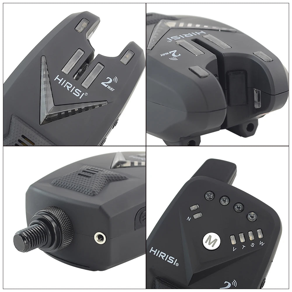 4pcs Wireless Carp Fishing Bite Alarm Set with Remote by HitMyNeed