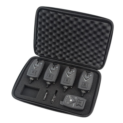 4pcs Wireless Carp Fishing Bite Alarm Set with Remote by HitMyNeed