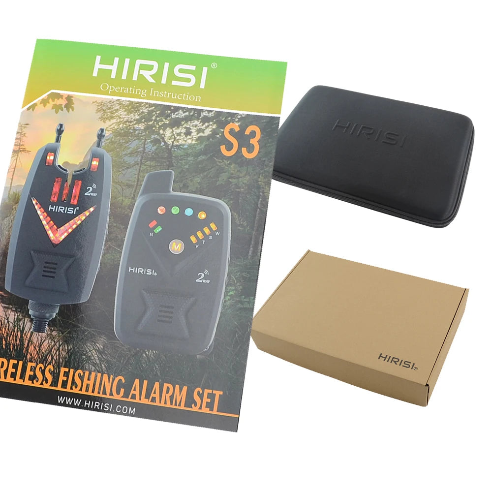 4pcs Wireless Carp Fishing Bite Alarm Set with Remote by HitMyNeed