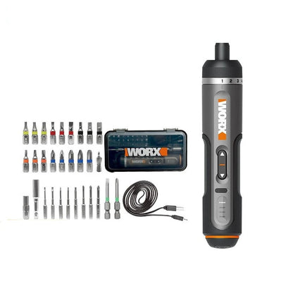 4V Cordless Electric Screwdriver Set with 30 Bits by HitMyNeed