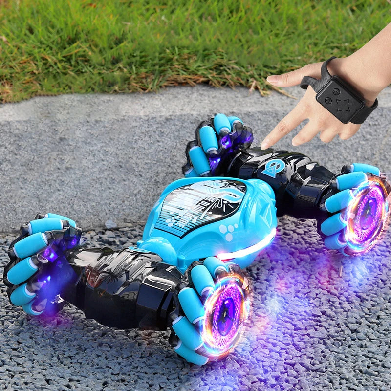 4WD RC Drift Stunt Car with LED, Music & Spray by HitMyNeed