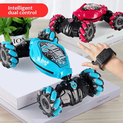 4WD RC Drift Stunt Car with LED, Music & Spray by HitMyNeed