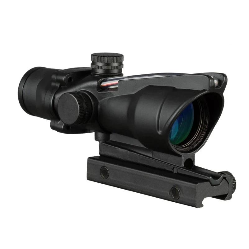 4x32 Fiber Optic Hunting Riflescope with Red/Green Dot by HitMyNeed