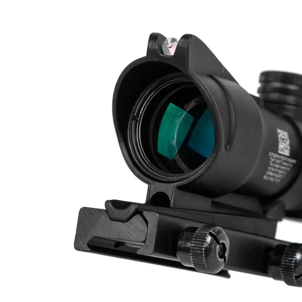 4x32 Fiber Optic Hunting Riflescope with Red/Green Dot by HitMyNeed