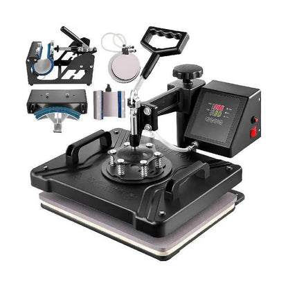 5-8 in 1 Heat Press Combo Machine for Sublimation 6-in-1-12-x-15-inch by HitMyNeed