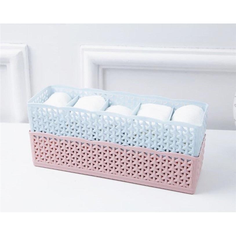 5-Cell Stackable Desk Organizer Storage Tray by HitMyNeed