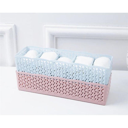 5-Cell Stackable Desk Organizer Storage Tray by HitMyNeed