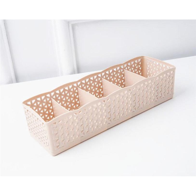 5-Cell Stackable Desk Organizer Storage Tray by HitMyNeed