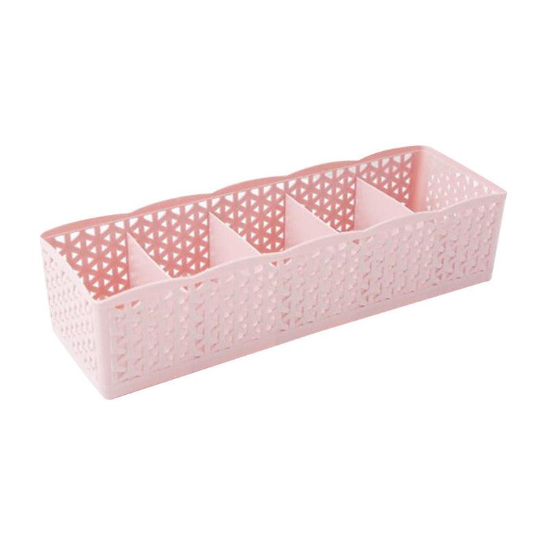 5-Cell Stackable Desk Organizer Storage Tray by HitMyNeed