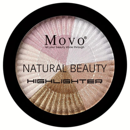 5-Color Shimmer Highlighter Powder Palette 01-light by HitMyNeed