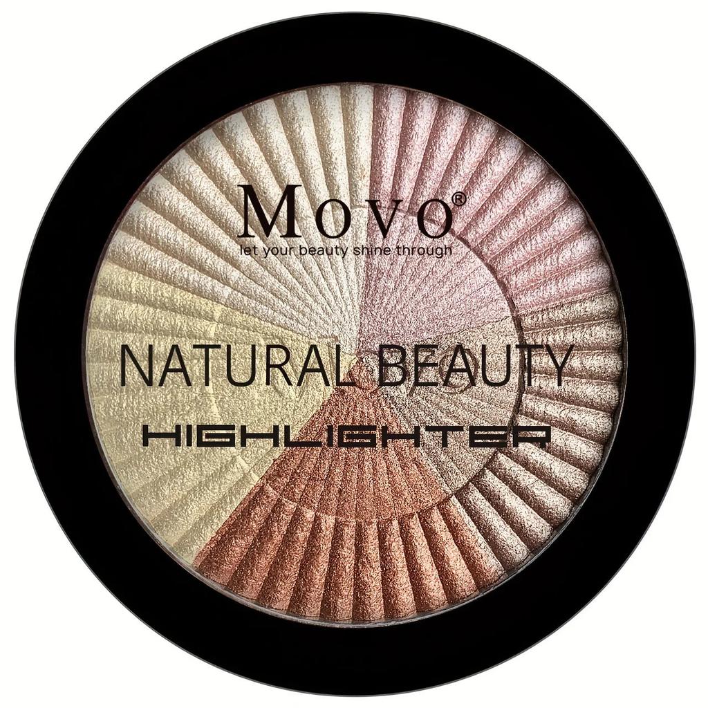 5-Color Shimmer Highlighter Powder Palette 02-bronzer by HitMyNeed