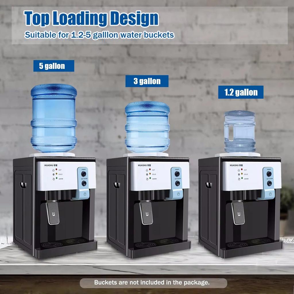 5 Gallon Countertop Hot and Cold Water Cooler by HitMyNeed