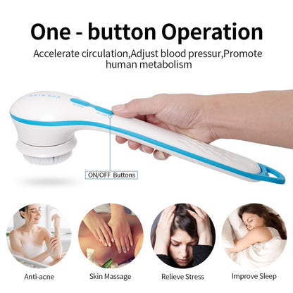 5-in-1 Electric Back Brush for Shower by HitMyNeed