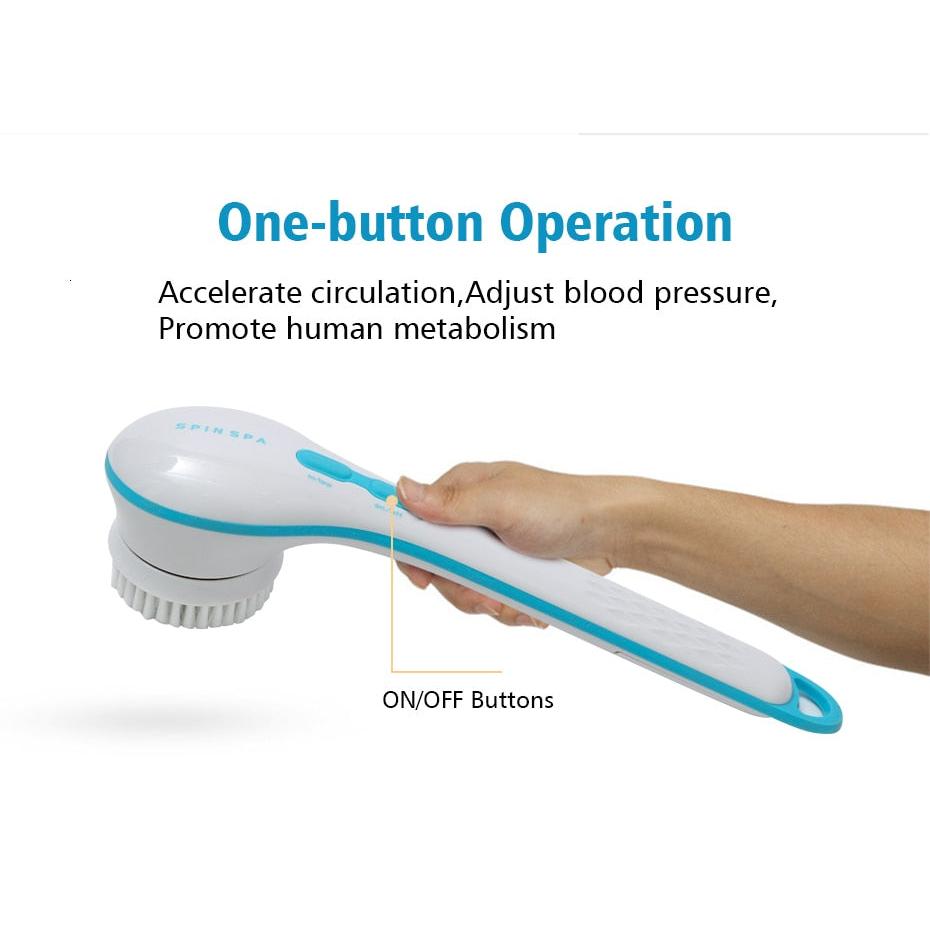 5-in-1 Electric Back Brush for Shower by HitMyNeed