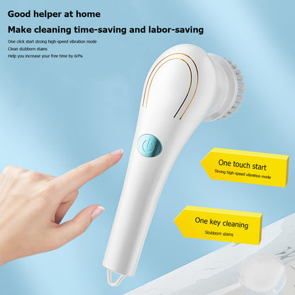 5-in-1 Electric Cleaning Brush with USB Charging by HitMyNeed