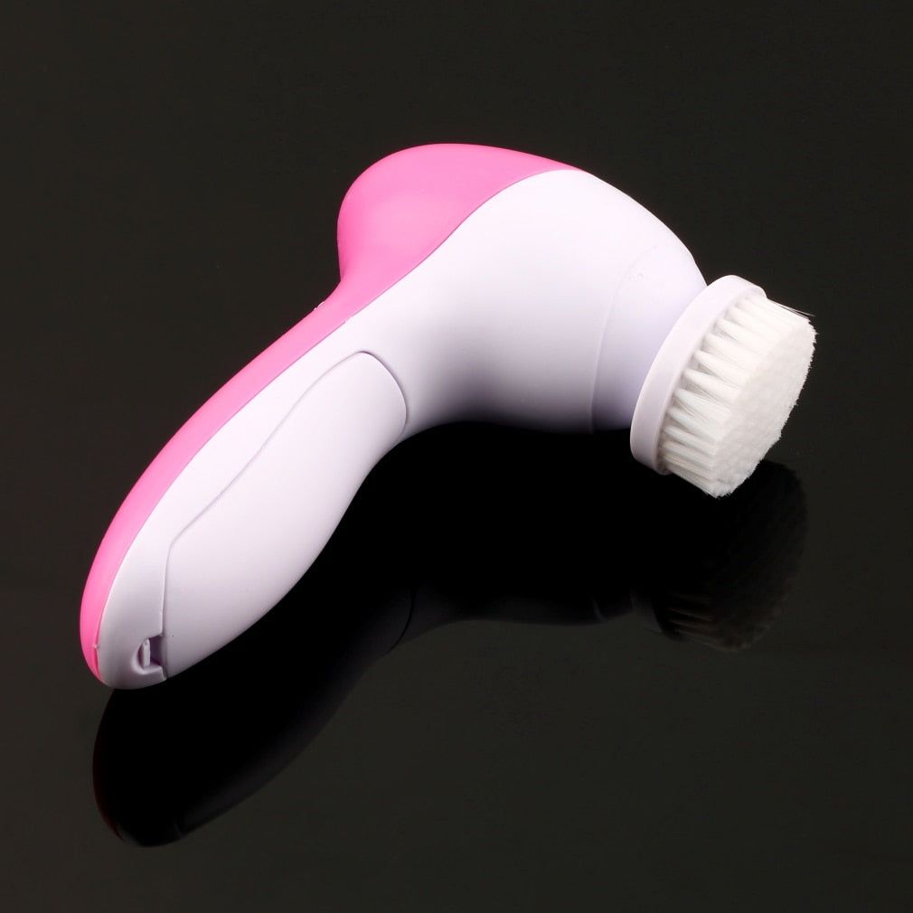 5-in-1 Electric Facial Cleansing Brush Set by HitMyNeed