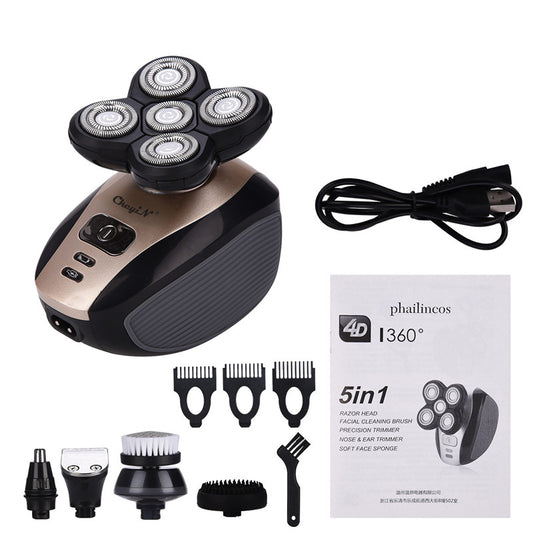 5-in-1 Electric Shaver for Men with Grooming Kit by HitMyNeed