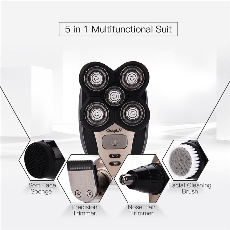 5-in-1 Electric Shaver for Men with Grooming Kit by HitMyNeed