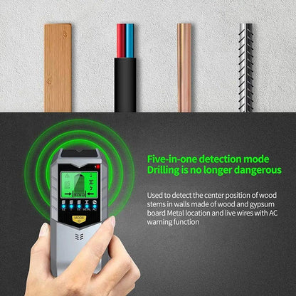 5-in-1 Electronic Wall Detector Stud & Wire Finder by HitMyNeed