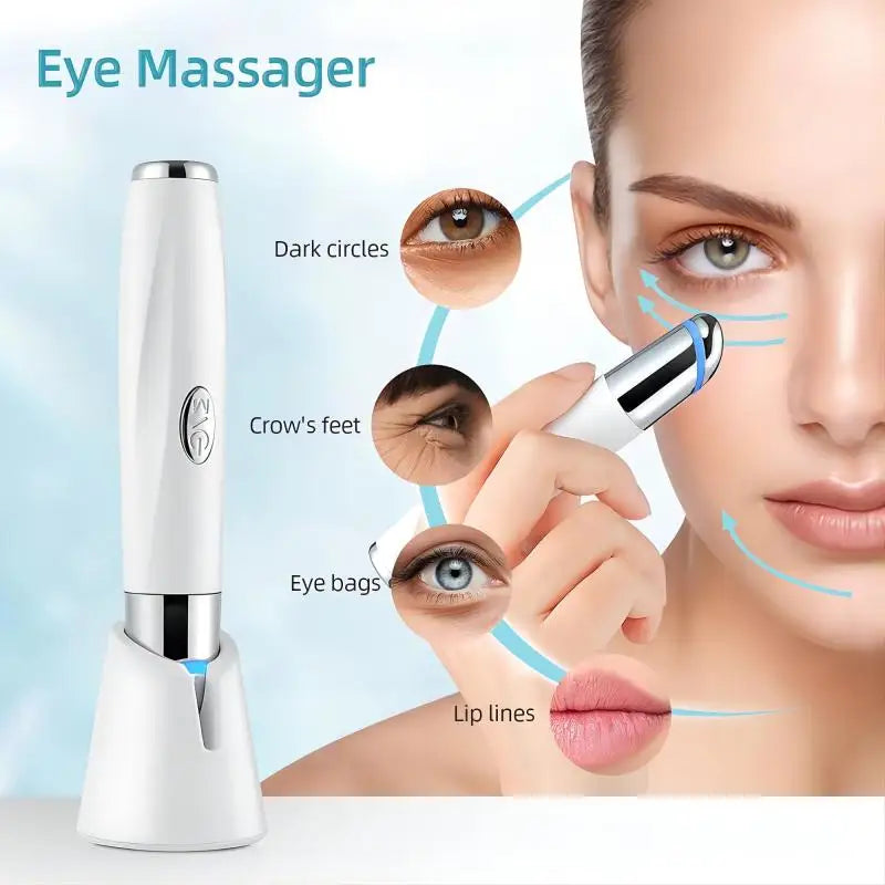 5-in-1 LED Eye Massager Wand for Dark Circles & Puffiness by HitMyNeed