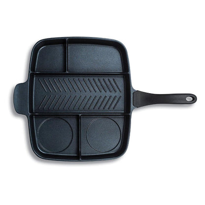 5-in-1 Master Pan Multi-Section Cooking Skillet by HitMyNeed