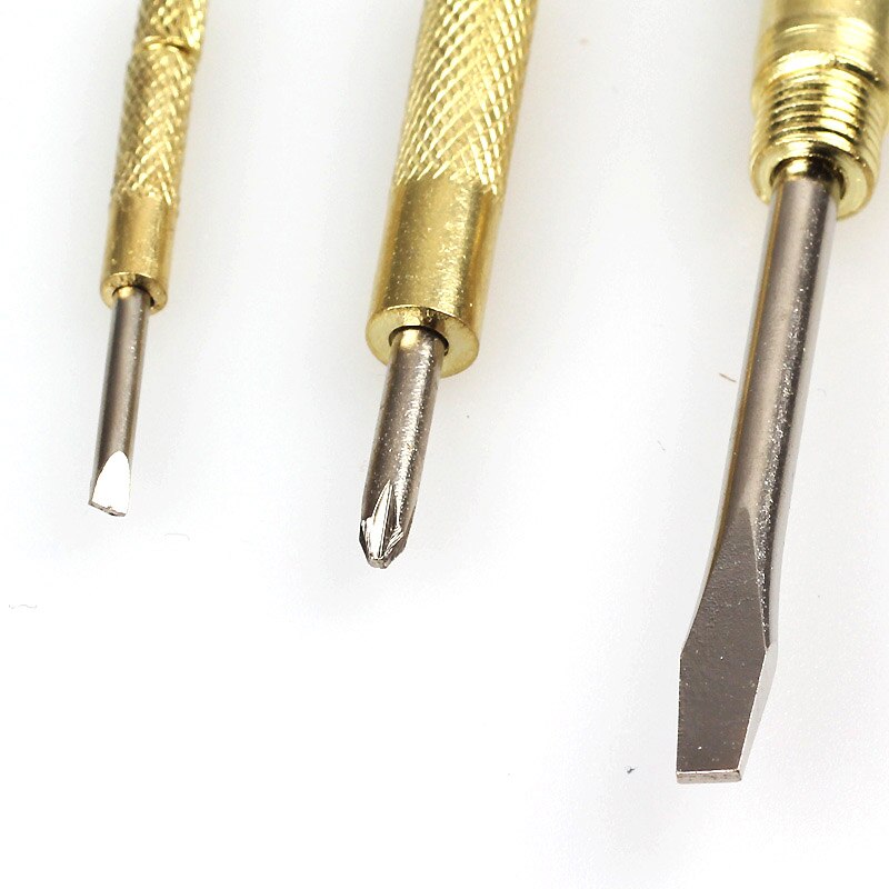 5-in-1 Mini Brass Hammer with Precision Screwdrivers by HitMyNeed