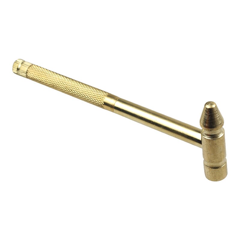 5-in-1 Mini Brass Hammer with Precision Screwdrivers by HitMyNeed