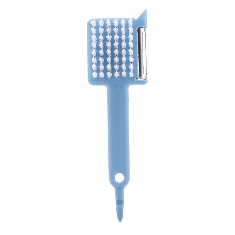 5-in-1 Multipurpose Potato Scrub Brush light-blue by HitMyNeed