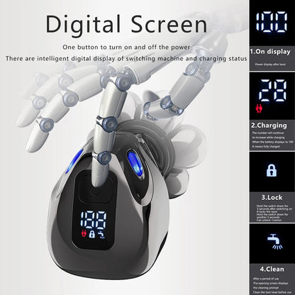 5-in-1 Rechargeable Bald Head & Beard Electric Shaver by HitMyNeed
