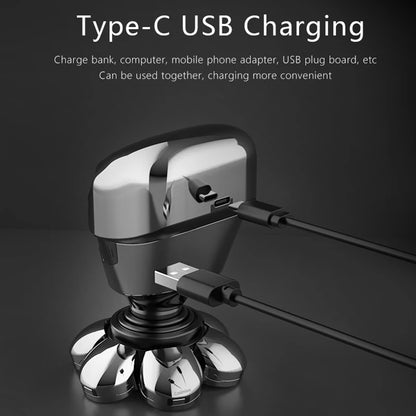5-in-1 Rechargeable Bald Head & Beard Electric Shaver by HitMyNeed