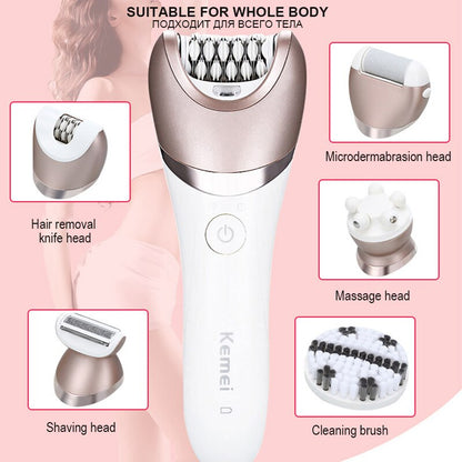 5-in-1 Rechargeable Hair Removal Epilator by HitMyNeed