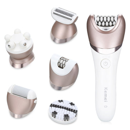 5-in-1 Rechargeable Hair Removal Epilator eu-plug by HitMyNeed