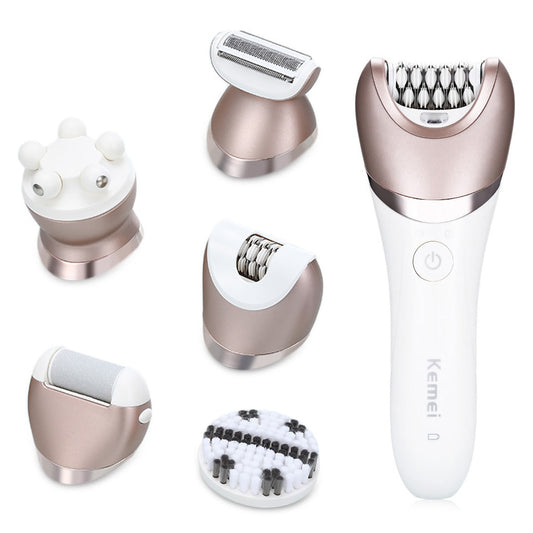 5-in-1 Rechargeable Hair Removal Epilator eu-plug by HitMyNeed