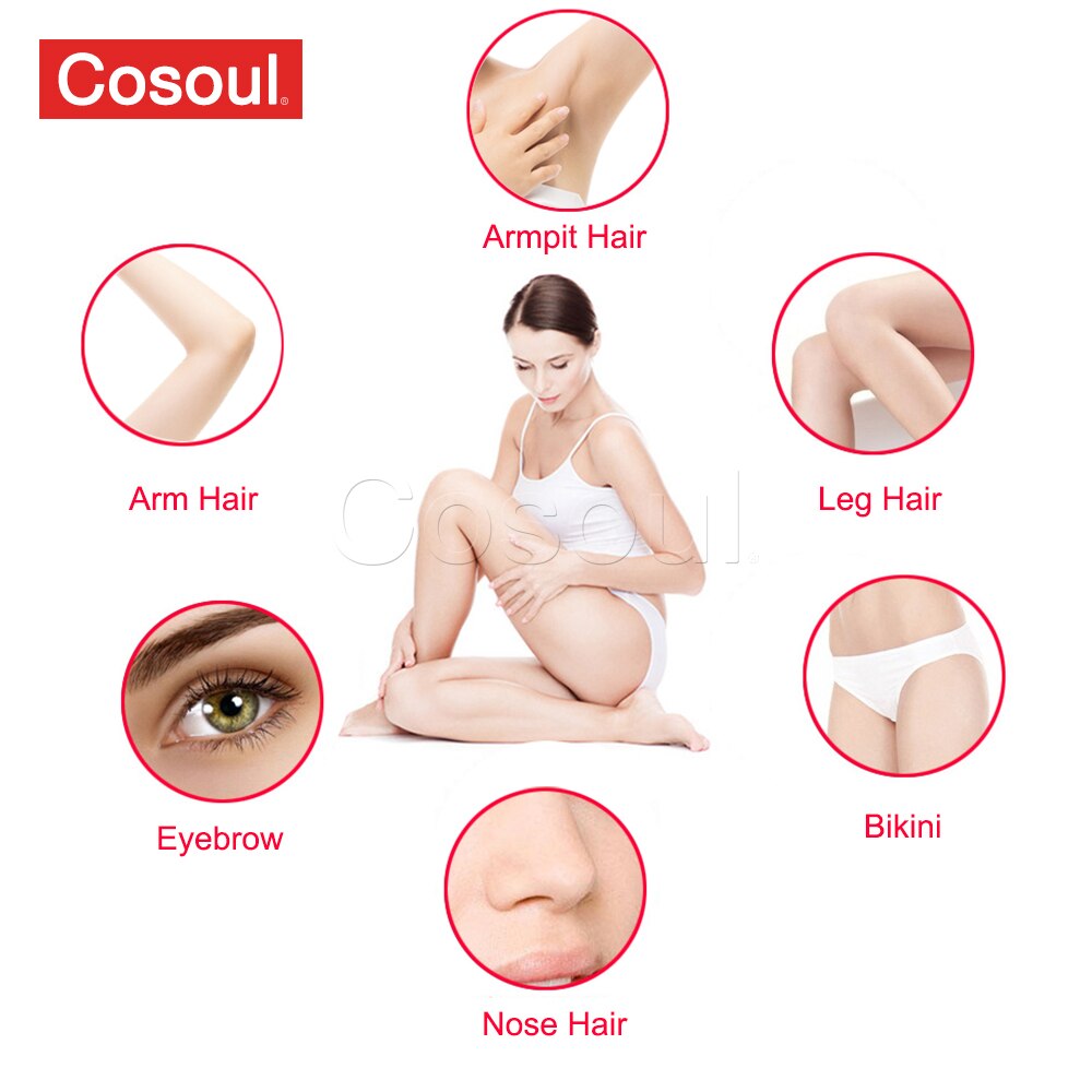 5-in-1 Rechargeable Women's Body Hair Epilator by HitMyNeed