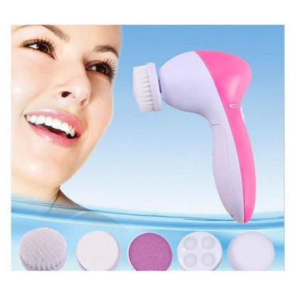 5-in-1 Rotating Facial Cleansing & Massage Brush by HitMyNeed