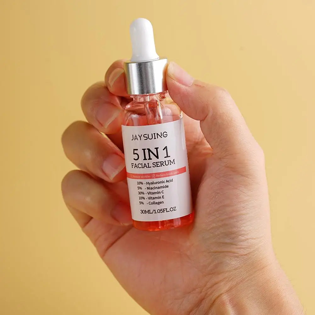 5-in-1 Vitamin C & Hyaluronic Acid Firming Face Serum by HitMyNeed