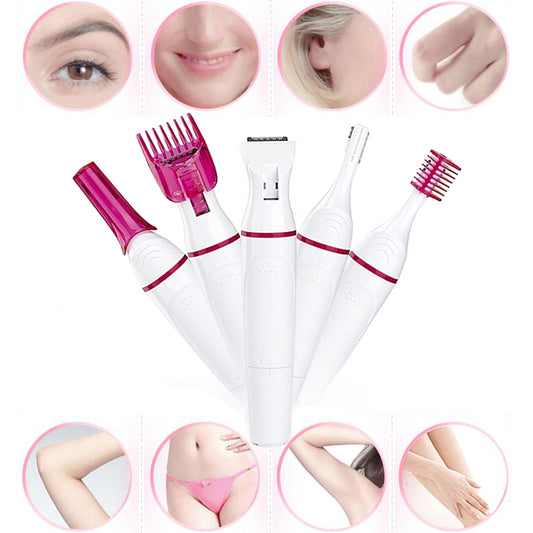 5-in-1 Women's Epilator and Rechargeable Shaver by HitMyNeed