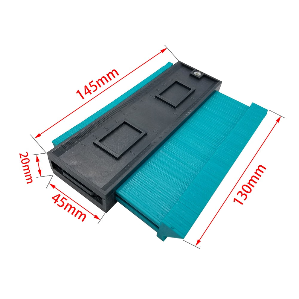5-Inch Plastic Contour Gauge Angle Copier by HitMyNeed