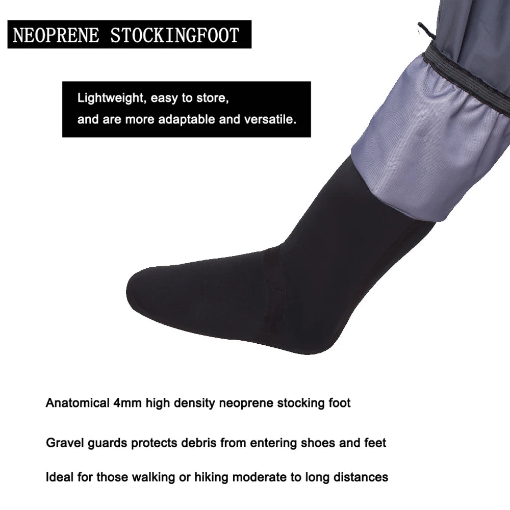 5-Layer Breathable Waterproof Fly Fishing Chest Waders xxl by HitMyNeed