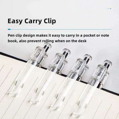 5-Pack Retractable 0.5 mm Gel Pens with Refills by HitMyNeed