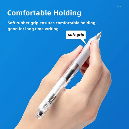 5-Pack Retractable 0.5 mm Gel Pens with Refills by HitMyNeed