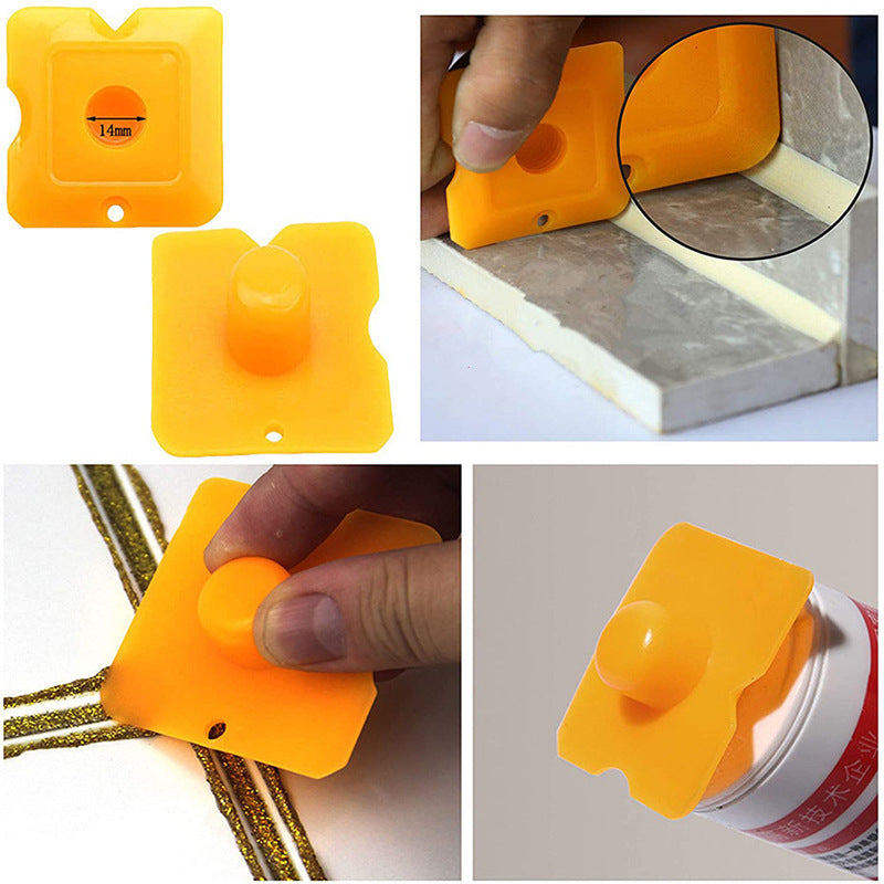 5-Piece Caulk Nozzle & Scraper Finishing Tool Set by HitMyNeed