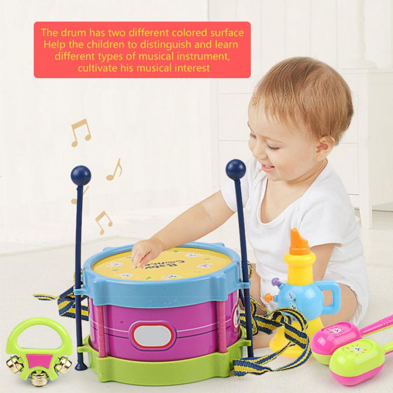5-Piece Kids Toy Percussion Instrument Set by HitMyNeed