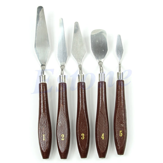 5-Piece Paint Spatula Artist Knife Set by HitMyNeed