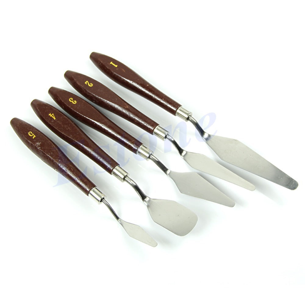5-Piece Paint Spatula Artist Knife Set by HitMyNeed