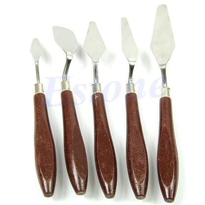 5-Piece Paint Spatula Artist Knife Set by HitMyNeed